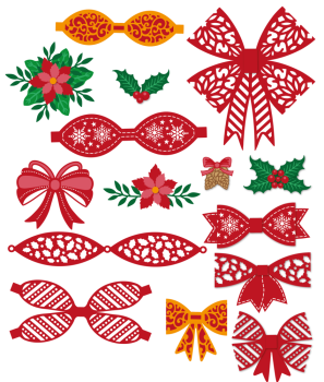 Gemini - Dies - Festive Create-A-Bow  - Stanze - Festlicher Schleifenbogen