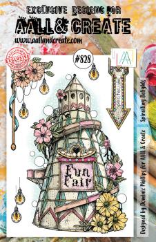 AALL and Create - Stamp - Spiralling Delights - Stempel A5