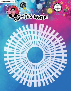 Art By Marlene - Out of This World  Mask - "  Quicky Wheel  " - Stencil - Schablone