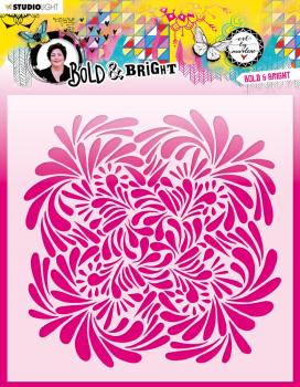 Art By Marlene - Bold & Bright Mask - " Bold & Bright " - Stencil - Schablone