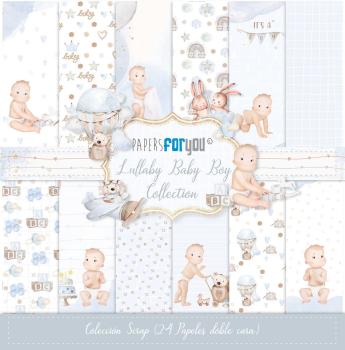 Papers For You - Scrap Paper Pack - Lullaby Baby Boy  - 8x8 Inch 