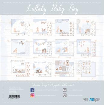 Papers For You - Scrap Paper Pack - Lullaby Baby Boy  - 8x8 Inch 