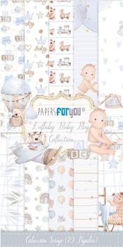 Papers For You - Paper Pack - Lullaby Baby Boy  - 6x12 Inch 