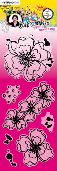 Art By Marlene - Bold & Bright Clear Stamp - Romantic Florals - Stempel
