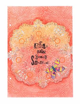 Art By Marlene - Back To Nature  Clear Stamp -  Flower Stack  - Stempel