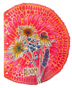 Art By Marlene - Back To Nature  Clear Stamp -  Wildflowers  - Stempel