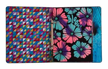 Art By Marlene - Bold & Bright Mask - "  Vibrant Flowers  " - Stencil - Schablone
