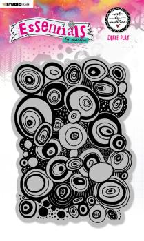Art By Marlene - Essentials Cling Stamp -  Circle Play  - Stempel