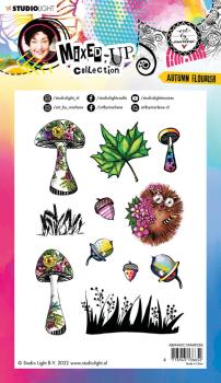 Art By Marlene - Mixed-Up Collection Clear Stamp -  Autumn Flourish  - Stempel