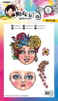 Art By Marlene - Mixed-Up Collection Clear Stamp - Face To Face  - Stempel