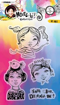Art By Marlene - Mixed-Up Collection Clear Stamp - My Girls  - Stempel