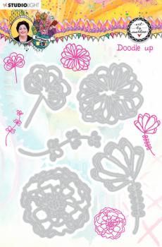 Art By Marlene - Marlene´s World Cut & Emboss Dies - Doodle Up  - Stanz- und Prägeform