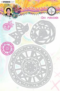 Art By Marlene - Marlene´s World Cut & Emboss Dies - Geo Mandala  - Stanz- und Prägeform