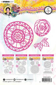 Art By Marlene - Marlene´s World Cut & Emboss Dies - Geo Mandala  - Stanz- und Prägeform