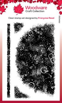 Woodware - Clear Stamps - Semi Circle Texture - Stempel 