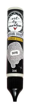 Art By Marlene - Essentials Special Effect Glamour Glitter - Silver 28ml - Glitzerfarbe