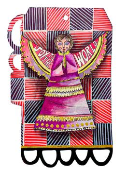 Art By Marlene - Essentials Die Cuts Paper Tags - Funky - Stanzteile
