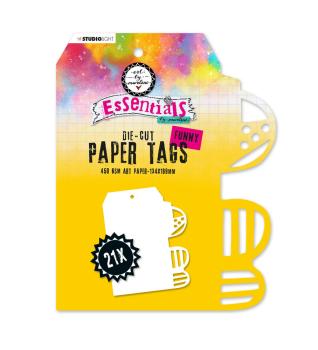 Art By Marlene - Essentials Die Cuts Paper Tags - Funny - Stanzteile