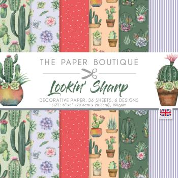 The Paper Boutique - Decorative Paper - Lookin Sharp - 8x8 Inch - Paper Pad - Designpapier