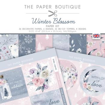 The Paper Boutique - Paper Kit - Winter Blossom - Die Cut Toppers - Designpapier 