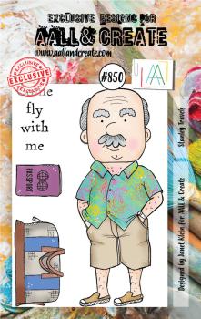 AALL and Create - Stamp - Stanley Travels - Stempel A7