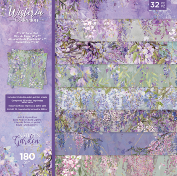 Crafters Companion - Wisteria Collection - 6" Paper Pack