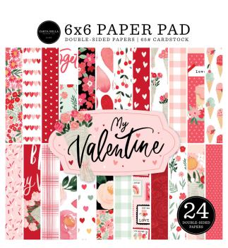 Carta Bella - Paper Pad 6x6" - "My Valentine" - Paper Pack