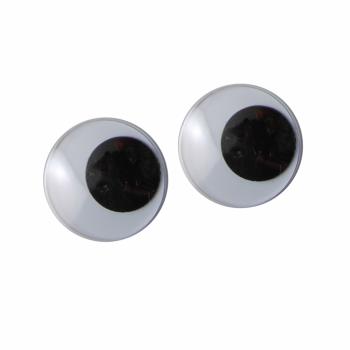 Vaessen Creative - Augen beweglich zum kleben - 20mm - 4pcs - Wackelaugen