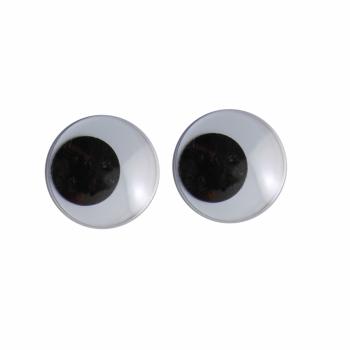 Vaessen Creative - Augen beweglich zum kleben - 17mm - 6pcs - Wackelaugen