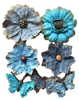 Vaessen Creative - Creative Elements - Vintage Asteria - Papierblumen 