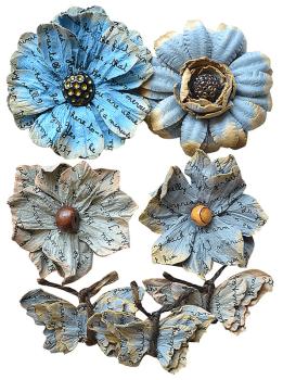 Vaessen Creative - Creative Elements - Vintage Asteria - Papierblumen