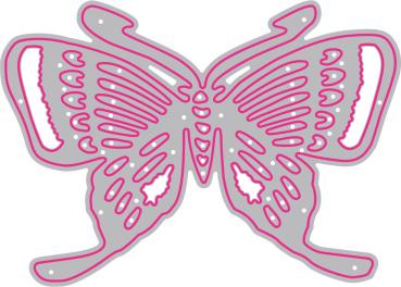 Vaessen Creative - Stanzschablonen -  Butterfly - Stanze