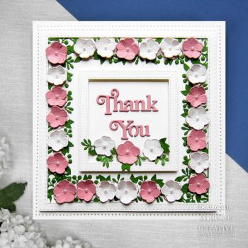 Preview: Creative Expressions - Craft Dies - Frames & Tags Floral Rectangle  - Stanze