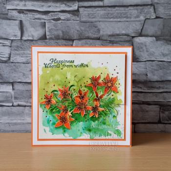 Creative Expressions - Craft Dies - Sweet Lilies Edger  - Stanze