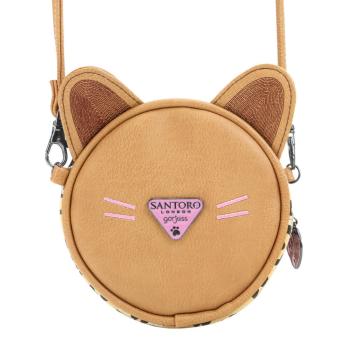 Gorjuss Santoro - Round Bag Purrrrrfect Love - runde Handtasche 