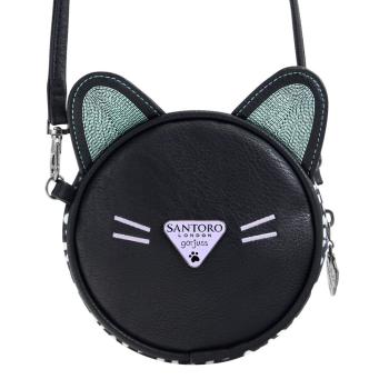 Gorjuss Santoro - Round Bag Smitten Kitten - runde Handtasche 