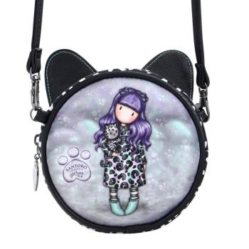 Gorjuss Santoro - Round Bag Smitten Kitten - runde Handtasche 