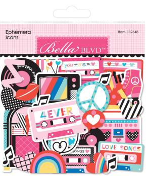 Bella BLVD Our Love Song Ephemera Icons Die Cuts