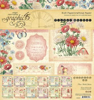 Graphic 45 - "Flower Market " - 8x8" Collection Pack
