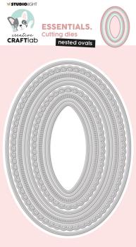 Creative Craft Lab - Studio Light - Dies -  Nested Ovals  - Stanze 
