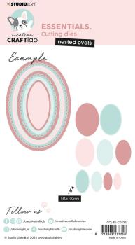 Creative Craft Lab - Studio Light - Dies -  Nested Ovals  - Stanze 