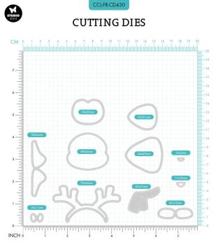 Creative Craft Lab - Studio Light - Dies - Penguin Elvis - Stanze 