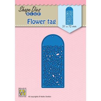 Nellie Snellen - Shape Dies - " Flower tag " - Stanze