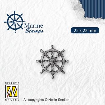 Nellie Snellen - Marine Clear Stamp - "rudder " - Stempel
