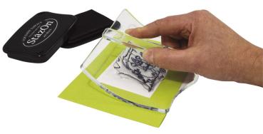 Acryl-Stempelblock Swing gewölbt