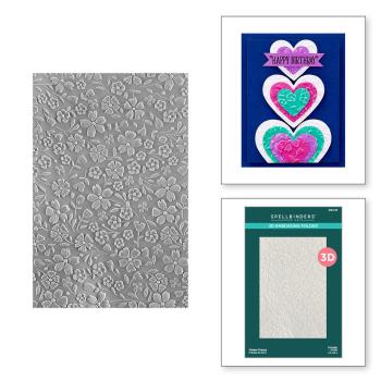 Spellbinders - Embossingfolder - "Flower Frenzy 3D" - Prägefolder
