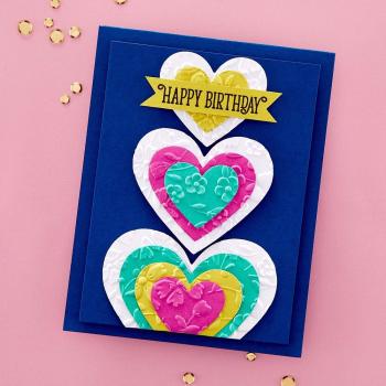Spellbinders - Embossingfolder - "Flower Frenzy 3D" - Prägefolder