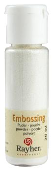 Embossingpulver - Embossingpuder 20 ml weiß