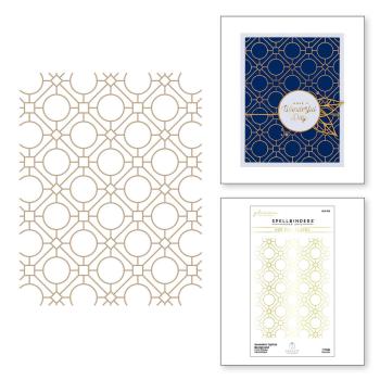 Spellbinders - Hot Foil Plate - "Geometric Optical Background"
