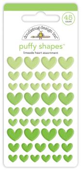 Doodlebug Design - Puffy Shapes - "Limeade Heart " - Aufkleber